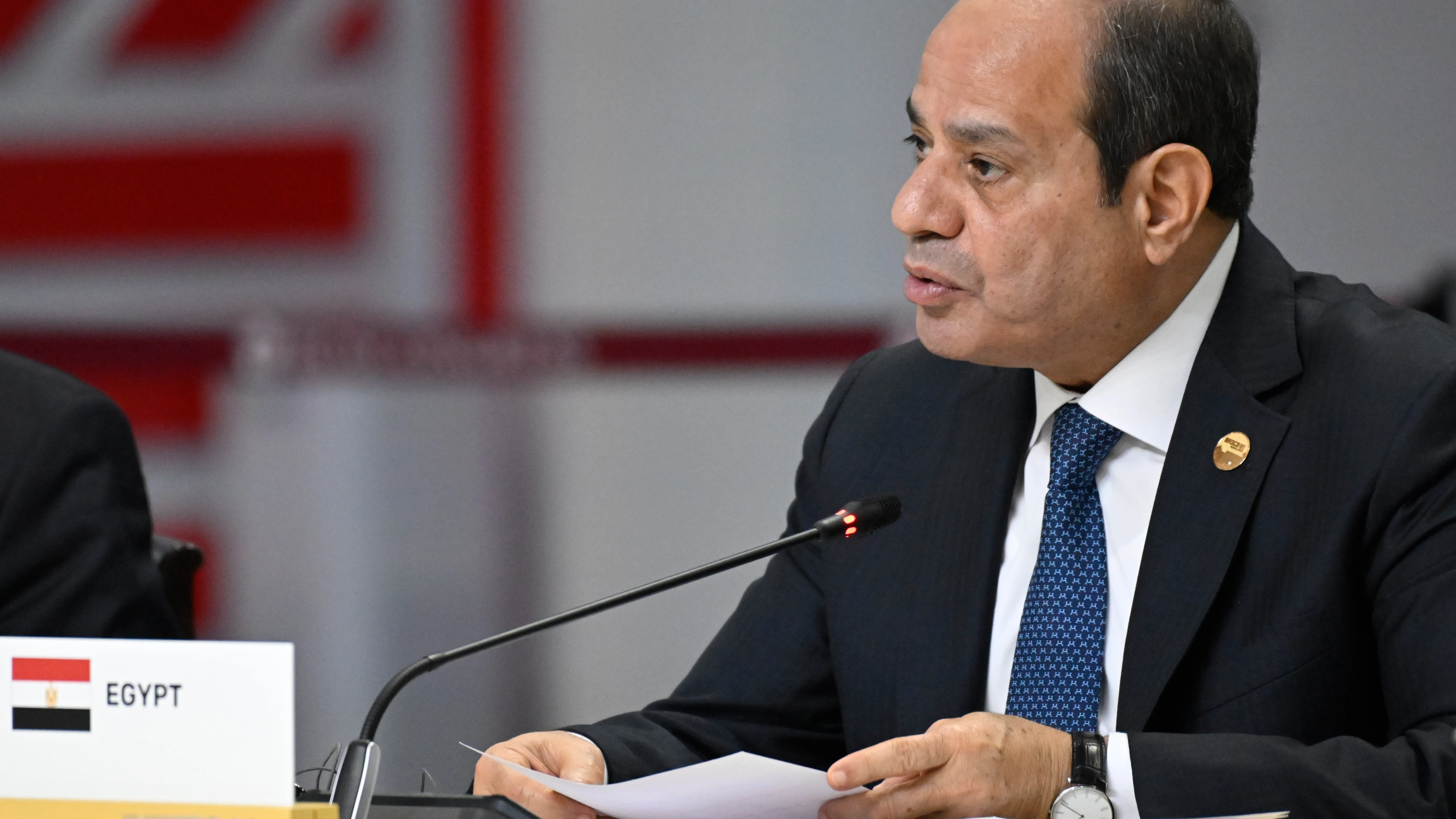 El presidente de Egipto, Abdelfatah al Sisi