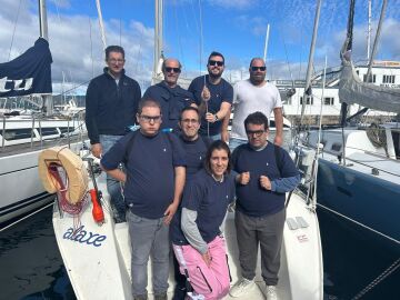 El equipo ganador de 'Vigo a Vela'