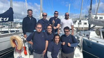 El equipo ganador de 'Vigo a Vela'