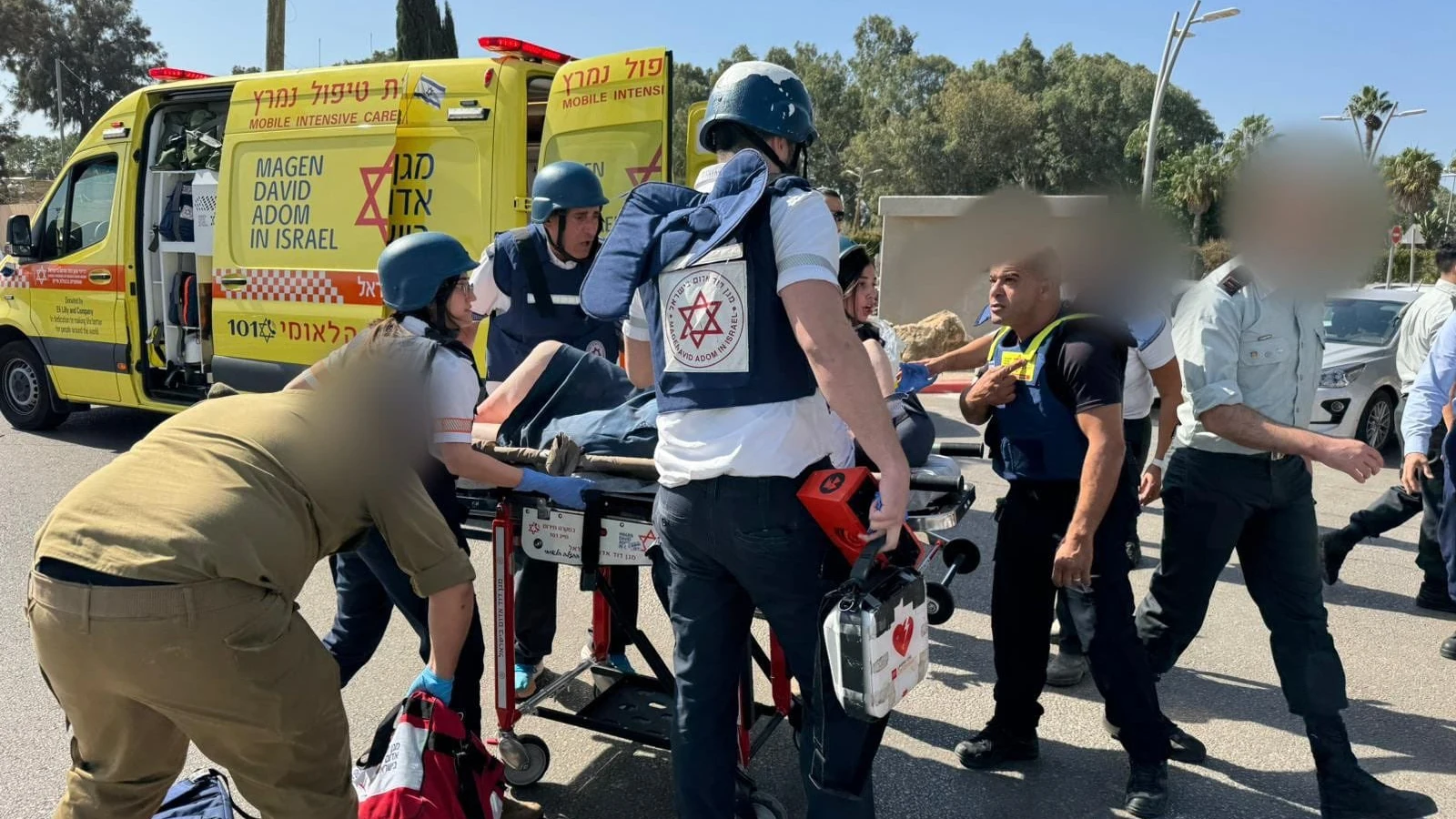 Imagen del atropello por un cami&oacute;n en Tel Aviv