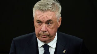 Carlo Ancelotti durante el Real Madrid-Bar&ccedil;a de LaLiga