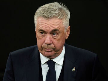 Carlo Ancelotti durante el Real Madrid-Barça de LaLiga