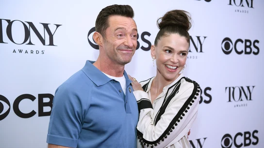Hugh Jackman y Sutton Foster Hugh Jackman y Sutton Foster
