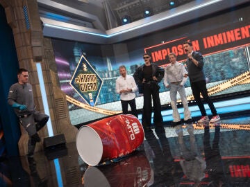 &iexcl;Explosi&oacute;n e implosi&oacute;n! Marron sorprende con su experimento en El Hormiguero