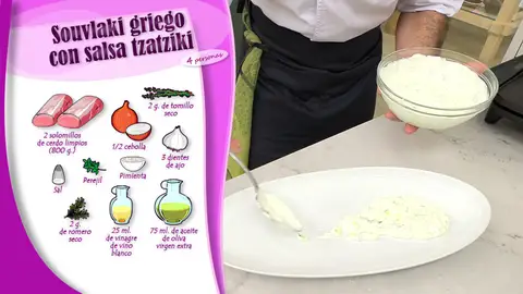Ingredientes Souvlaki griego Ingredientes Souvlaki griego