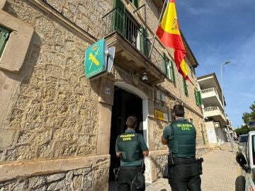 Agentes de la Guardia Civil en Artà (Mallorca)