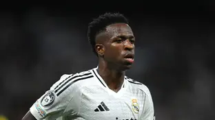 Vinicius Jr durante un partido esta temporada Vinicius Jr durante un partido esta temporada