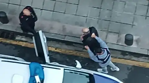 El momento de la detención El momento de la detención