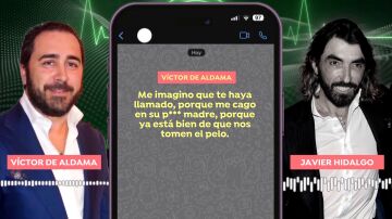 Los audios entre Víctor de Aldama y Javier Hidalgo