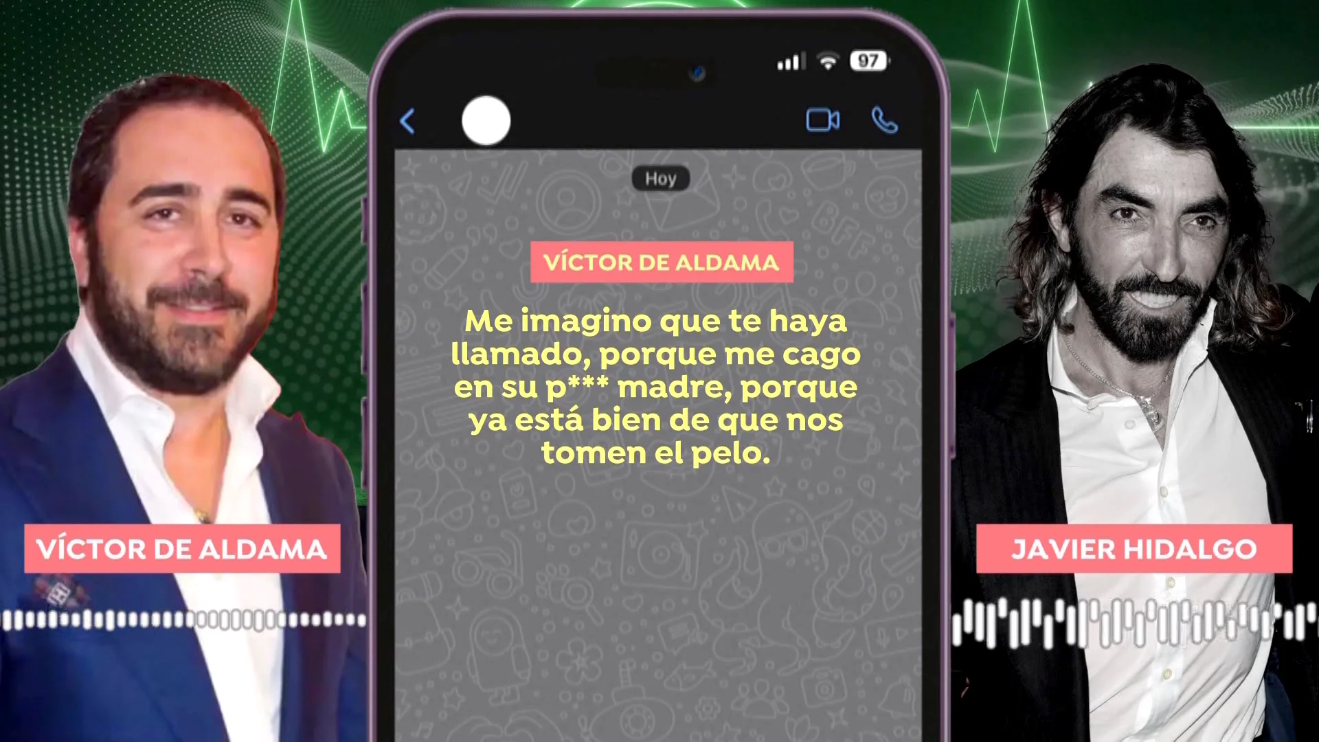 Los audios entre Víctor de Aldama y Javier Hidalgo Los audios entre Víctor de Aldama y Javier Hidalgo