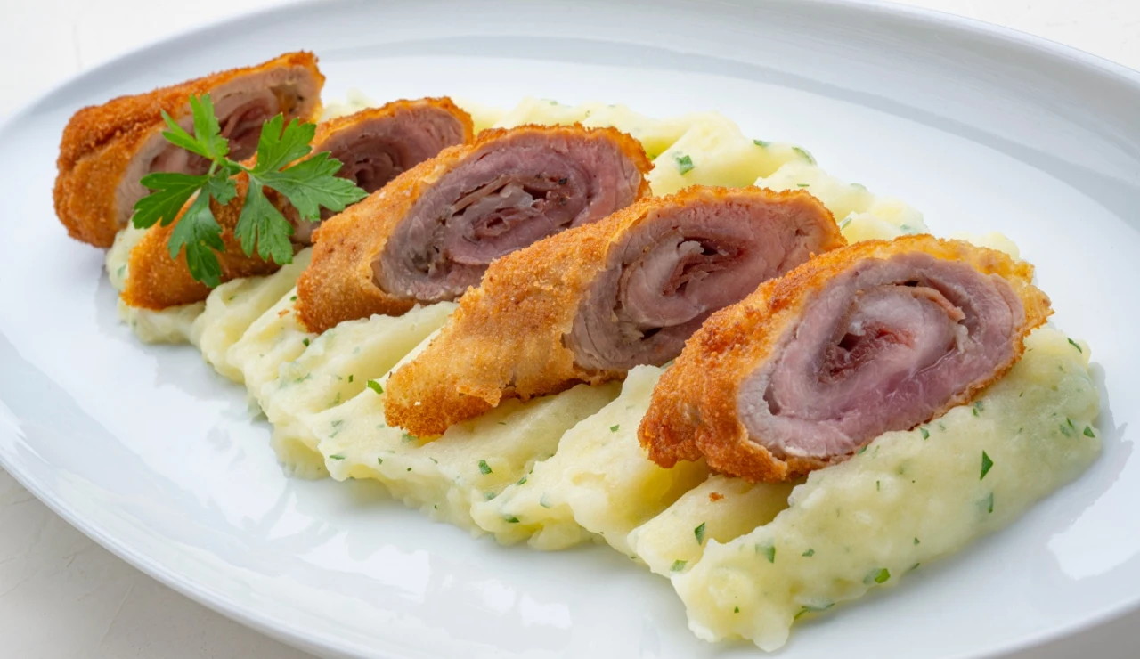 Flamenquines con puré de patata, de Karlos Arguiñano