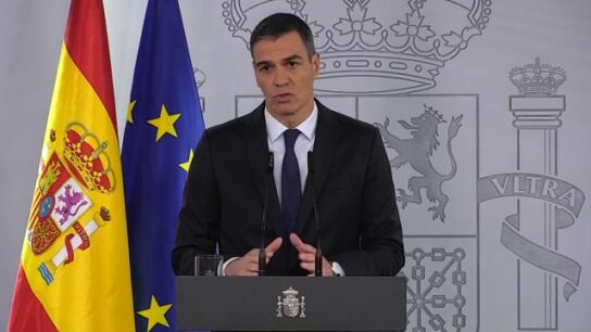 Declaraci&oacute;n de Pedro S&aacute;nchez
