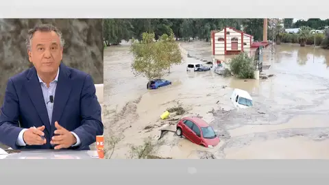 Roberto Brasero, sobre la DANA. Roberto Brasero, sobre la DANA.