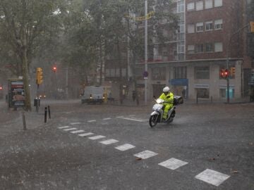 Lluvia en Barcelona