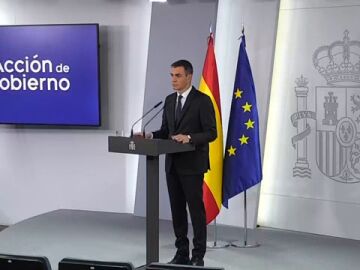 Declaración institucional de Pedro Sánchez