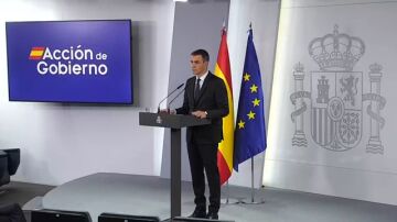 Declaración institucional de Pedro Sánchez