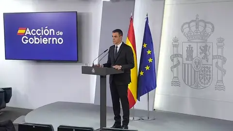 Declaración institucional de Pedro Sánchez Declaración institucional de Pedro Sánchez
