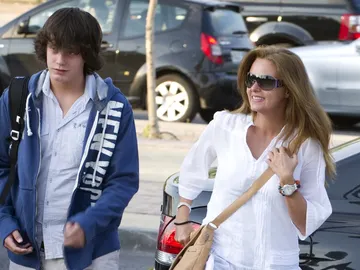 Carmen Morales y su hijo Christian en 2010 Carmen Morales y su hijo Christian en 2010