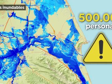 Zonas inundables en Comunidad Valenciana