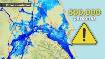 Zonas inundables en Comunidad Valenciana