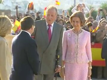  Primera visita como reyes de España de Juan Carlos y Sofia a Ceuta