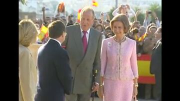  Primera visita como reyes de España de Juan Carlos y Sofia a Ceuta