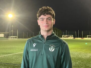 El futbolista Adri Suárez, del San Tirso