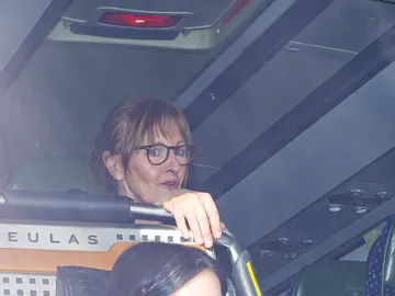 Henar Ortiz llegando a la boda de Ana Guerra y Víctor Elías Henar Ortiz llegando a la boda de Ana Guerra y Víctor Elías