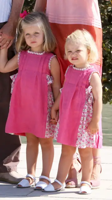 Leonor y Sofía conjuntadas Leonor y Sofía conjuntadas