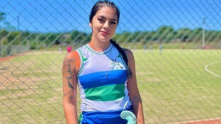 Ayel&eacute;n Ferreira, influencer y promesa del hockey