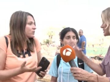 Vecinos de La Eliana, Valencia, hablando con Susanna Griso 