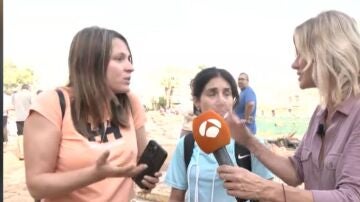 Vecinos de La Eliana, Valencia, hablando con Susanna Griso 