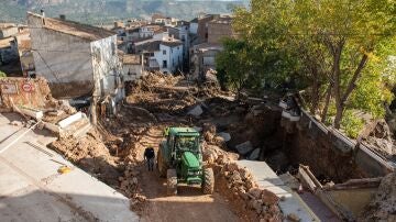 Imagen de los destrozos en Letur, Albacete, tras el paso de la DANA