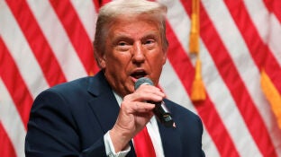 Donald Trump en un acto electoral en Glendale, Arizona