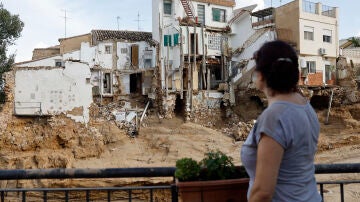 Casas dañadas en Chiva tras la DANA