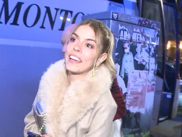 Nerea Rodríguez, a la salida de la boda de Ana Guerra y Víctor Elías Nerea Rodríguez, a la salida de la boda de Ana Guerra y Víctor Elías