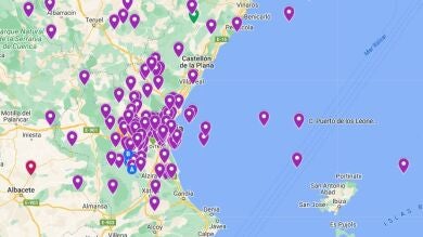 El mapa en tiempo real de los desaparecidos tras la DANA: toda la información para encontrarlos