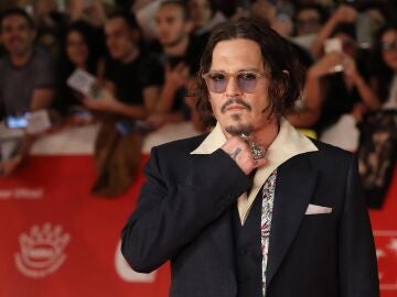 Johnny Depp, en el Festival de Cine de Roma