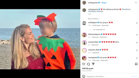 Carla Goyanes junto a su hijo Beltrán Carla Goyanes junto a su hijo Beltrán