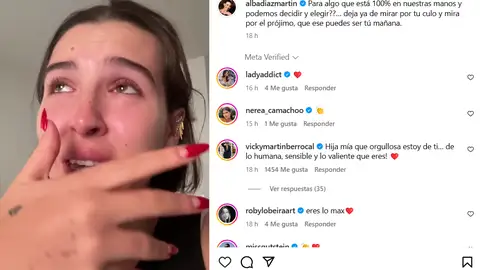 Alba Díaz, entre lágrimas, lanza un mensaje por la DANA Alba Díaz, entre lágrimas, lanza un mensaje por la DANA