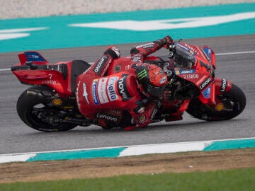 Pecco Bagnaia durante el GP de Sepang