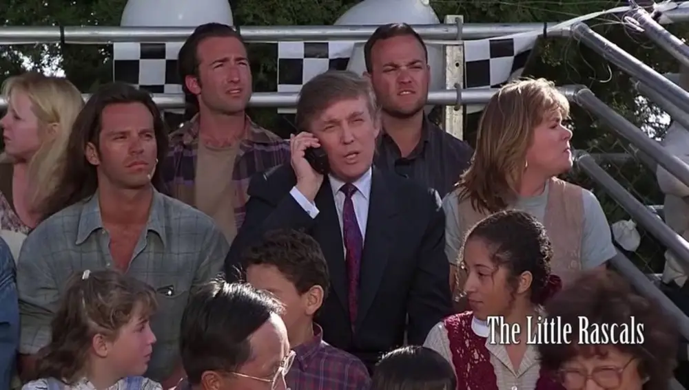 Donald Trump en Una pandilla de pillos Donald Trump en Una pandilla de pillos