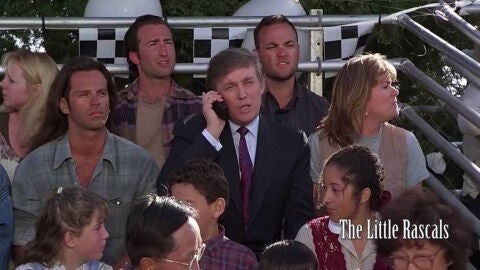 Donald Trump en Una pandilla de pillos