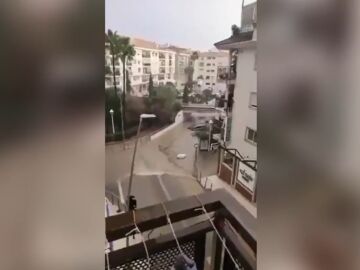 Inundación en Altea