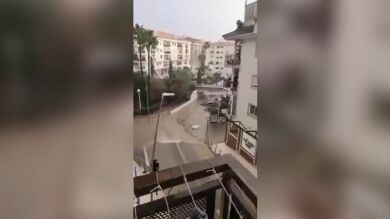 Las fuertes lluvias por la DANA en Altea provocan inundaciones y primeros rescates