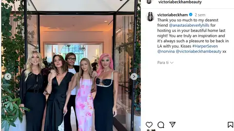 Victoria Beckham y su hija Harper Seven Victoria Beckham y su hija Harper Seven
