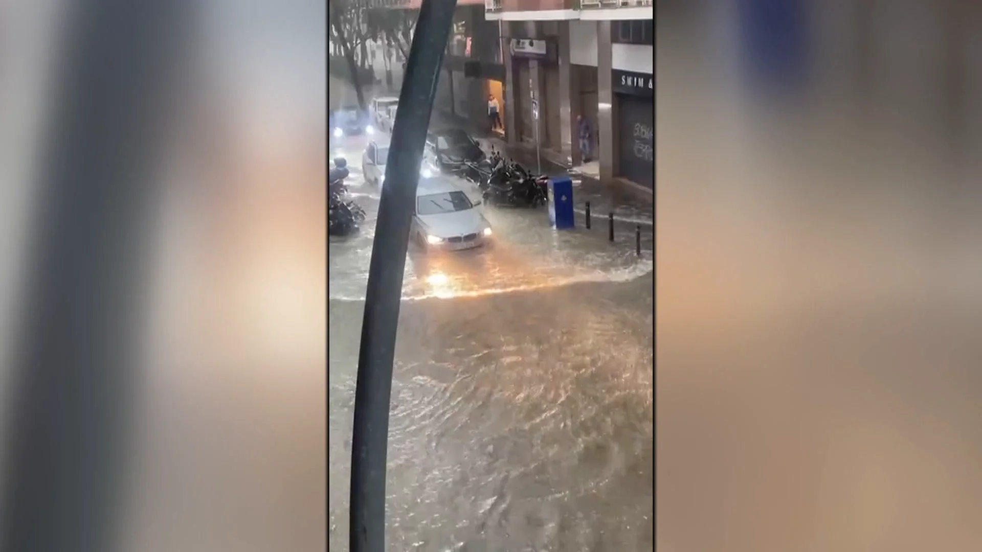 Lluvias en Barcelona
