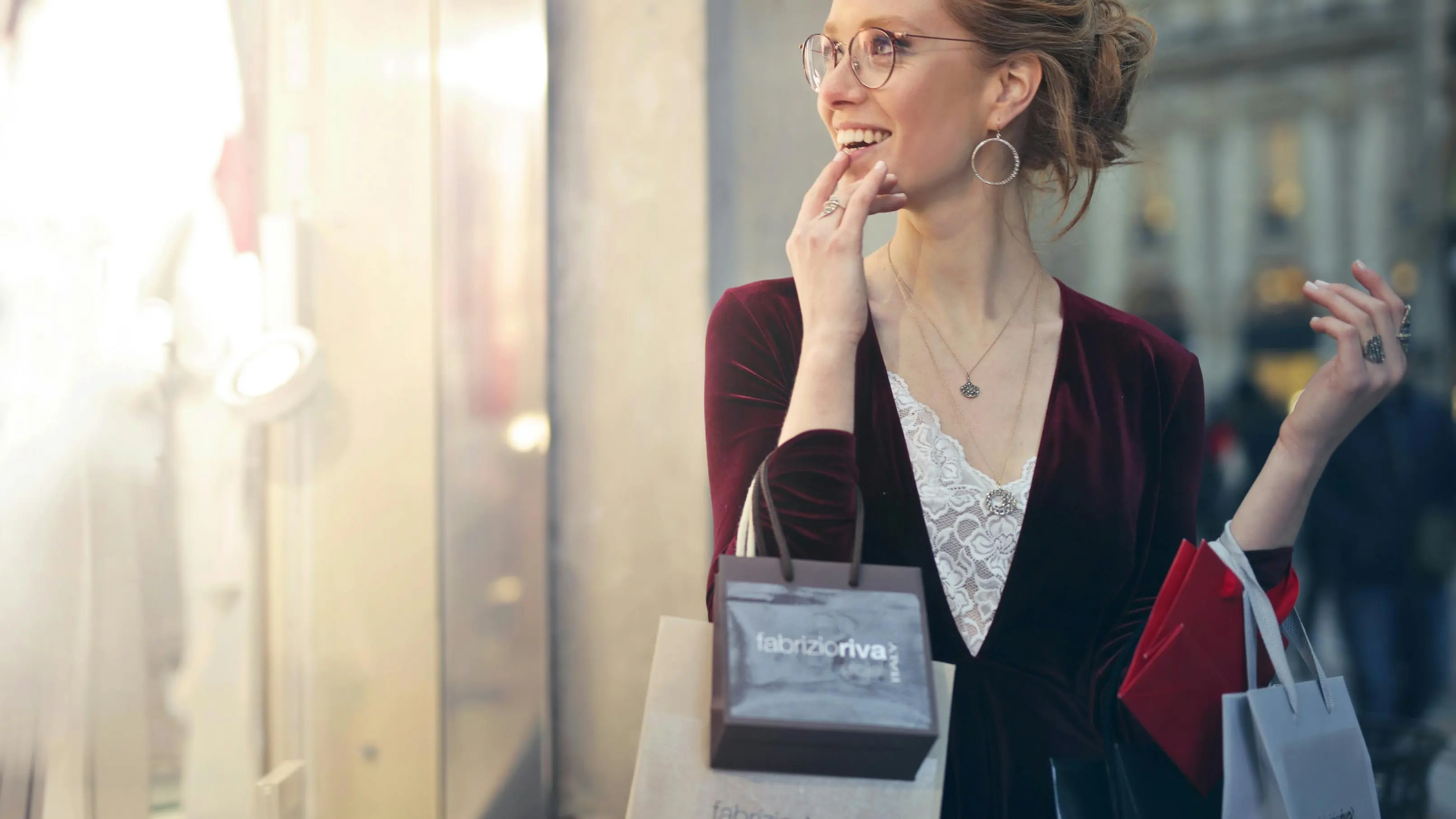 Mujer de compras Mujer de compras