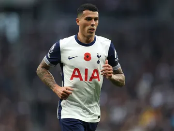 Pedro Porro en un partido con el Tottenham Pedro Porro en un partido con el Tottenham