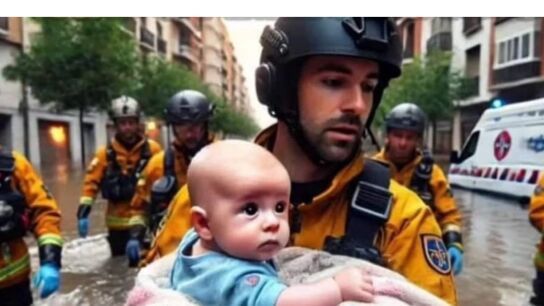 La foto no es real, est&aacute; generada con Inteligencia Artificial